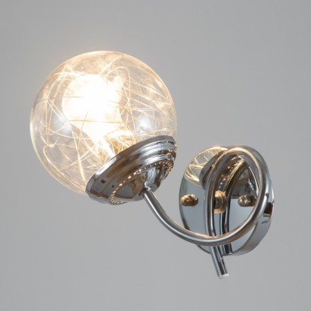 Bra "franny" E27 40W silver 19x15x26 cm-4