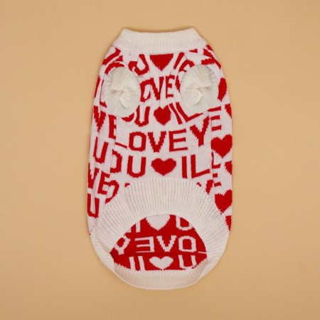 Sweater "Iloveyou", XL (DS 34, Osh 34, OG 32-51 cm)-8
