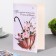 Birthday card!" Handmade, umbrella, 11.5x17 cm