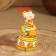 Filimonovskaya toy Bell "Kozlik", 10-12 cm