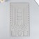 Blocanizer for beadwork and manufacturing products from beads 23.5x4x4x1.3 cm