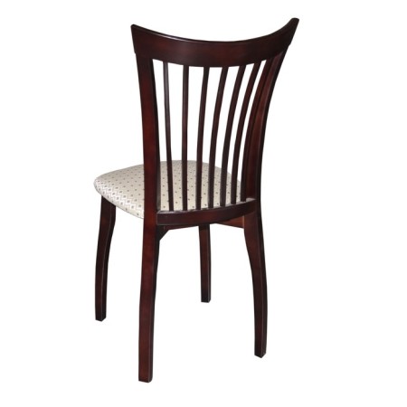 Chair Victoria-M, beech, color color dark walnut, Greg fabric 160/2-1