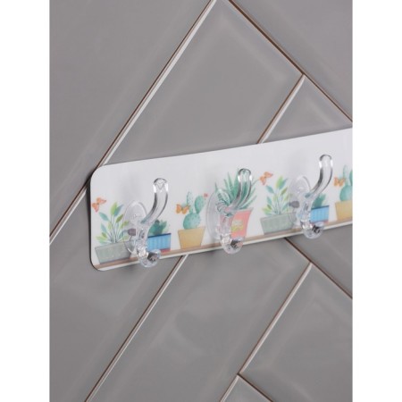 Planck for 6 hooks "indoor flowers", 35 × 6.3 × 3 cm-2