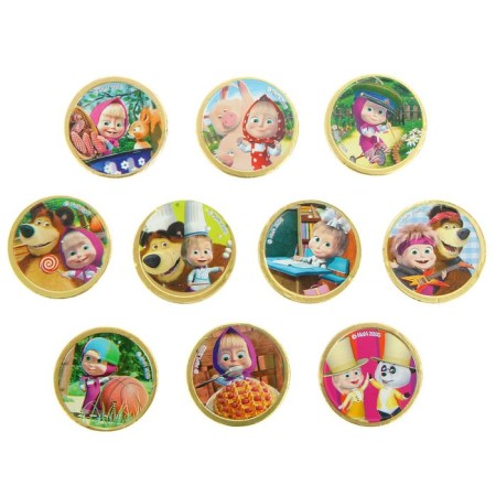 Chocolate coins "Masha and the Bear", 6 g