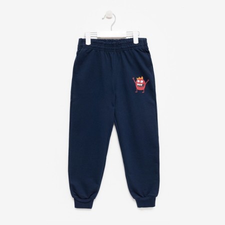 A set for a boy (jumper, coco), dark blue color, height 140 cm-8