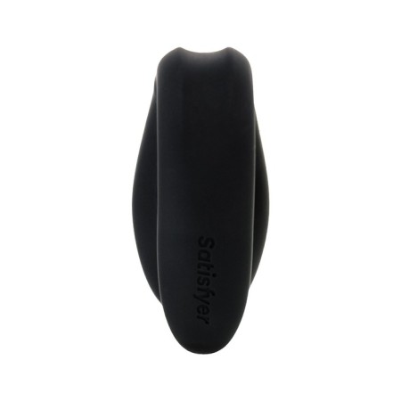 Multifunctional stimulator for steam Satiffyer Partner Double Joy, silicone, black, 18 cm 932432-16