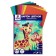Cardboard of color A5, 8 sheets, 8 colors, non -370 g/m2, in the folder