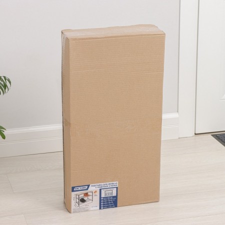 Seat shoe stand, 3 tiers, 65 × 32 × 48.5 cm, suede, black color-4