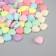Beads for creativity Plastic "Hearts" Color Tender colors set 500 g 1x1.1x0.5 cm