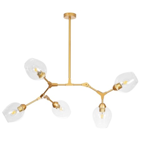 ARTE LAMP Yuka A4103SP-5GO, E27, 5x60 watts, 70x90x35 cm, golden, golden