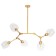 ARTE LAMP Yuka A4103SP-5GO, E27, 5x60 watts, 70x90x35 cm, golden, golden