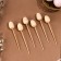 Skewers "Easter egg", orange color, set 6 pcs.
