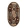 Wheel "Mokko" oval 100x200 cm, 100% polypropylene, jute