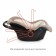 Car Capeslo Children's Siger "Daphni", group 0+, 0-13 kg, 0-1.5 years old, Mokko