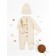 Knitted Knot Killed with Pure Love Tot hat, height 62 cm, milk color
