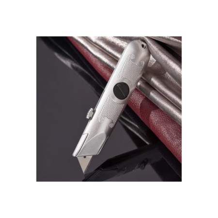 Rexant 12-4908 knife, screw fixer of the blade, trapezoidal blade, 19 mm-1