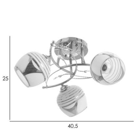 Buffy chandelier 3x40W E27 Chrome Model: 2751100-9
