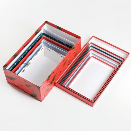 A set of gift boxes 6B1 “Styl”, 20 x 12.5 x 7.5 - 32.5 x 20 x 12.5 cm, New Year-10
