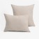 Pillow 70x70cm, ivory, Fayber, microfiber, 100% polyester