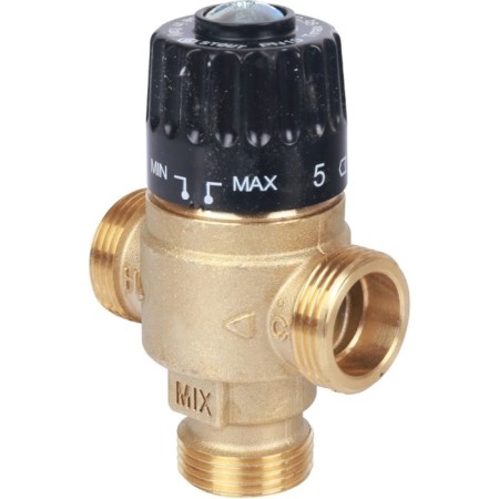 Mixing valve Stout SVM-0125-236520, 3/4 ", external thread, 30-65 ° C, KV 2.3