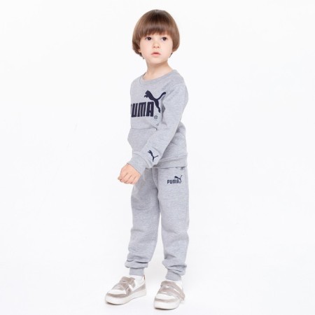 Kidsa (sweatshirt, trousers), color gray mix, height 98 cm (3 years)-4