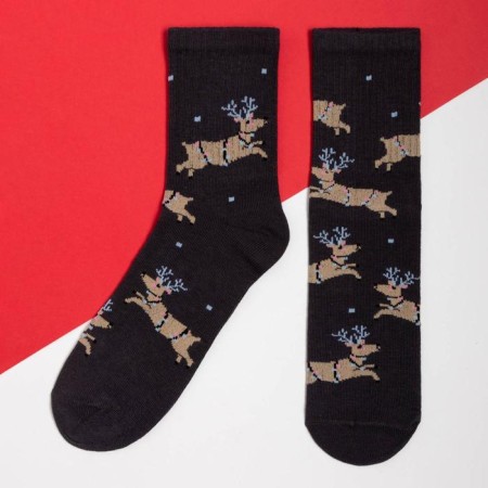 New Year's socks KAFTAN "Deer" p. 36-40 (23-25 ​​cm) 5189267