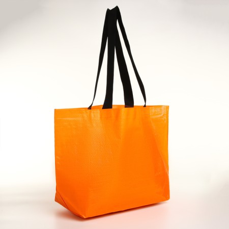 Bag Hoz A single -flower, 35*17*33, without lightning, handle dl 70cm, orange
