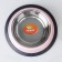 A bowl with a non -slip base color with stripes, 230 ml, pink