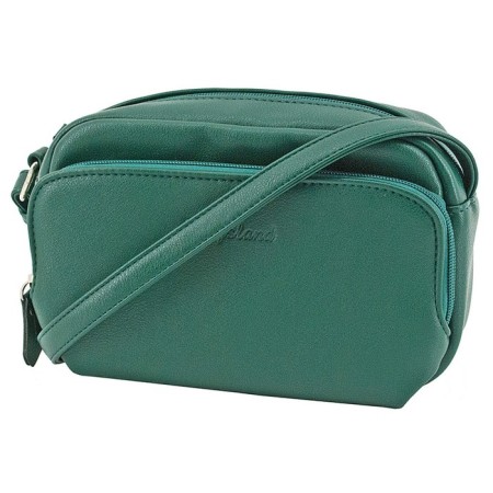 Women's bag B2773-04110, emerald color, artificial leather, 70x7x14 cm