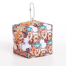 Monetnik cosmetic bag, colorful/orange color