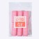 Velcro curlers, d = 2.5 cm, 6 cm, 6 pcs, pink color