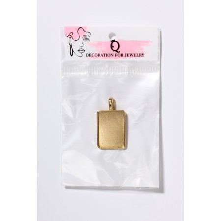 Frame with a setting A3695, platform 18 × 25mm, color gold-4