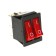 The keyboat REXANT RWB-511, double, 250 V, 15A (6C), On-OFF, red, with backlight.