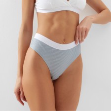 Brazilian's panties Minaku Rubber Size 44-46, Gray Color