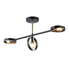 Suspended Ambrella Traditional Loft TR8229, E27, black color, bronze