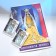 Acryl Earrings "Tarot" Supreme Priestess, Colored in Silver