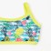 Separate swimsuit for a girl, yellow/fruits, height 110 cm