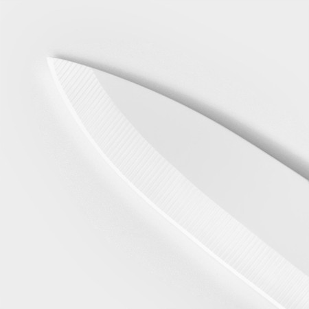 Knife ceramic shade "Capter", blade 7 cm, red color-2