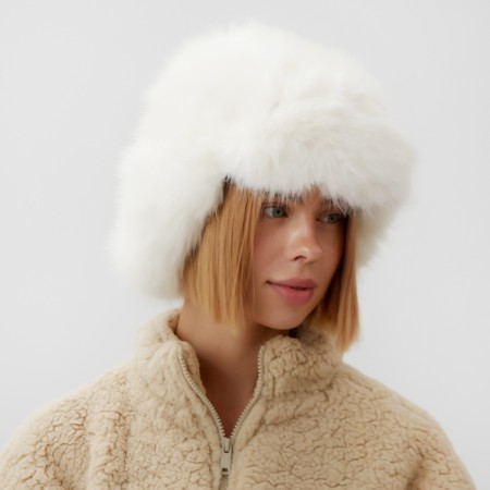 Female-heading hat Minaku, milk color, rr 56-58-3