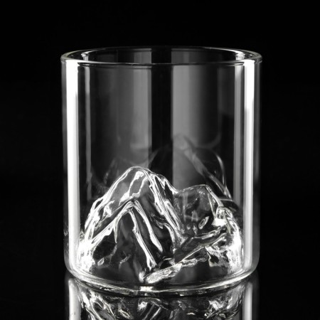 Glass "mountains", 300 ml, 8 × 9 cm