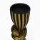 Click for one candle "Knot", a color of black and gold 29.5 x 7.5 x 7.5 cm