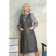 Women's dress, size 44, gray color
