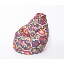 Кресло мешок Wowpuff «Груша», ширина 90 см, высота 135 см, цвет серый