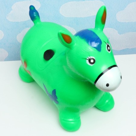 Toy - Children's "Horse" Rubber inflatable, 49x24cm, green-2