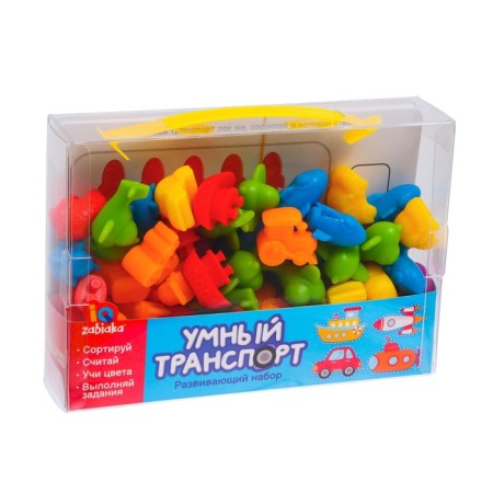 Developing set "Smart Transport", sorter, tasks on cards, marker-7