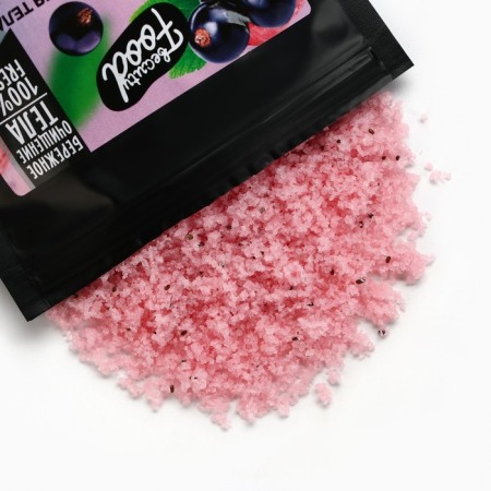 Salt scrub for 250 g, aroma of currants, Beauty Food-4
