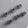 A set of pastry tunes, 4 × 2.5 cm, 6 pcs