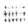Clips and fasteners, 18 types, set 415 pcs