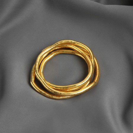 Picking for curtains "Flexible cord", d = 7 mm, 50 cm, gold color-1