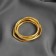Picking for curtains "Flexible cord", d = 7 mm, 50 cm, gold color